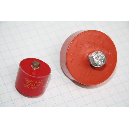 Kondensator (Kunststoff-Rad) bis 2000pF (Ultra High Voltage) LCC / CERA-MITE